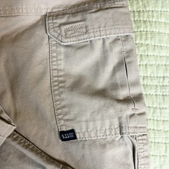 5.11 Tactical Pants 34x32 Tan Khaki Icon Cargo Pockets Pants - Picture 5 of 5